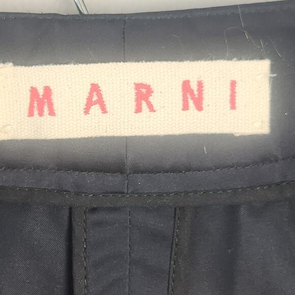 MARNI Made In Italy Fall 2023 Women’s Pants Navy Pants - EU Size 40 (US 2) - Picture 3 of 14